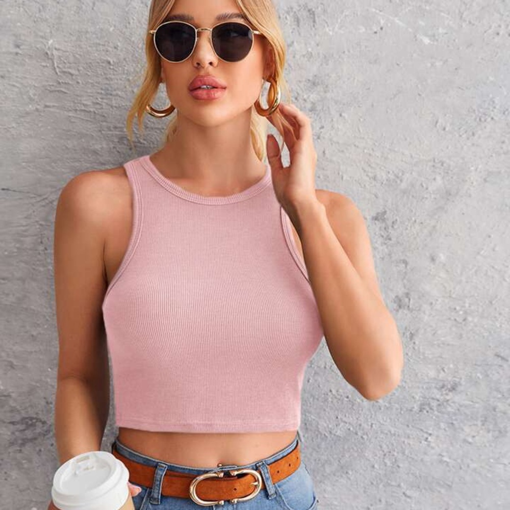 SHEIN ribbed crop top size XL